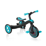 Детска Триколка 4 В 1, Globber Trike Explorer Синьо-Зелена --- BebeMama