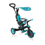 Детска Триколка 4 В 1, Globber Trike Explorer Синьо-Зелена - Триколки - Globber - BebeMama