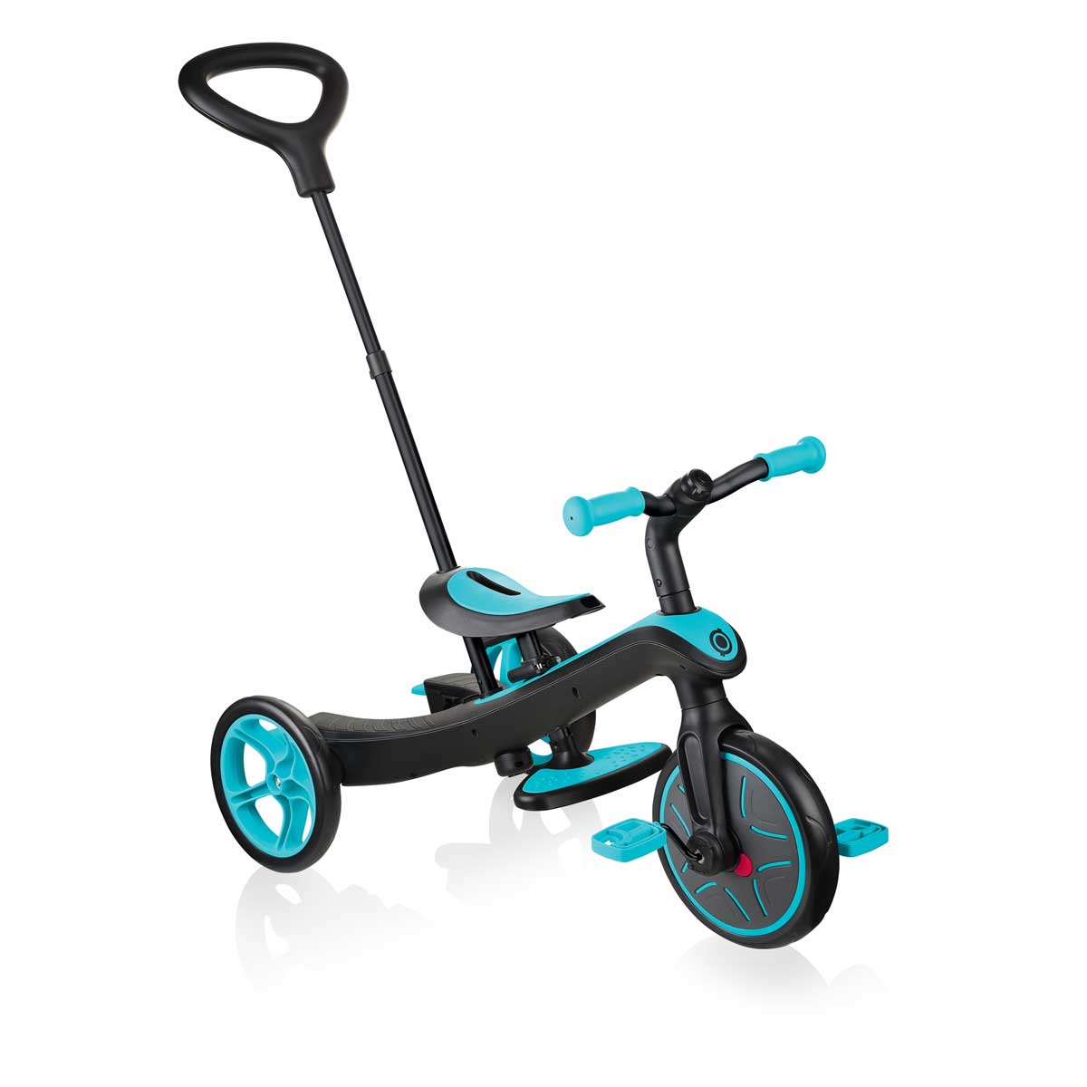 Детска Триколка 4 В 1, Globber Trike Explorer Синьо-Зелена --- BebeMama