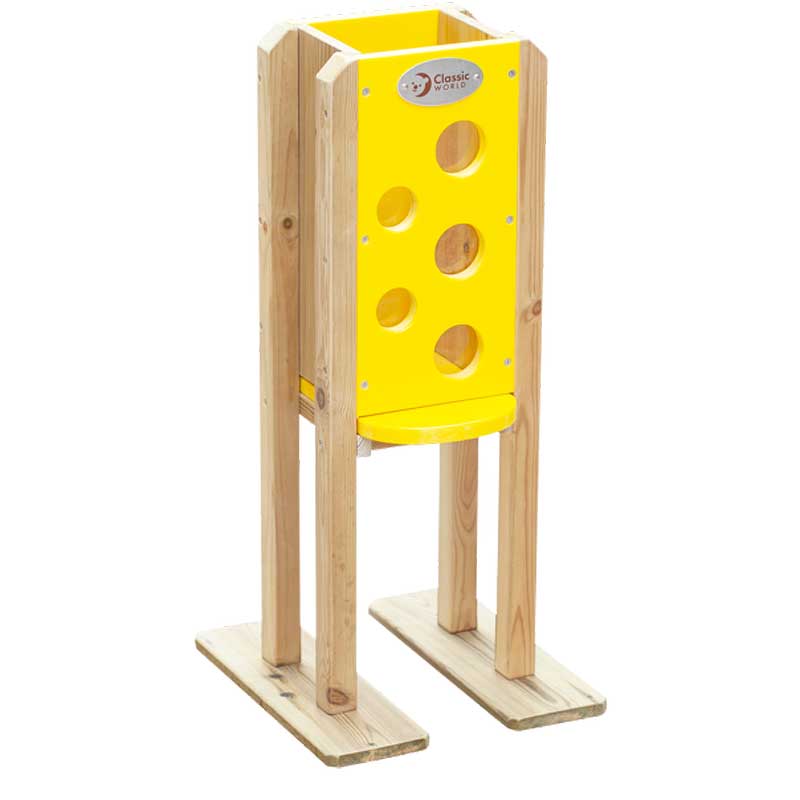Детски Дървен Цветен Силоз За Игра С Пясък - Дървени Играчки - Classic World Educational - BebeMama