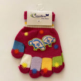 Детски Ръкавички Маймунка, Виолетови, 3-5 Год. - Шалове И Ръкавички - Clodine Italy - BebeMama