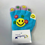 Детски Ръкавички Усмивка, Сини/Лилави, 6-10 Год. --- BebeMama