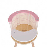 Детско Дървено Столче За Хранене --- BebeMama