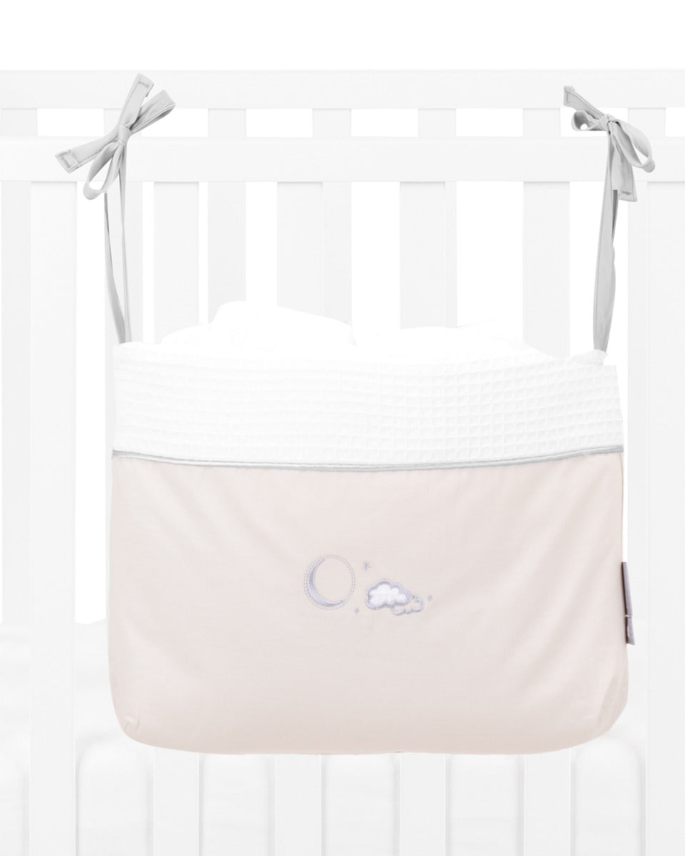 Кош За Памперси С Връзки Dream Big Beige - Аксесоари За Стая - Kikkaboo - BebeMama