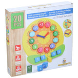 Дървена Часовник За Обучение Marionette 26798 --- BebeMama