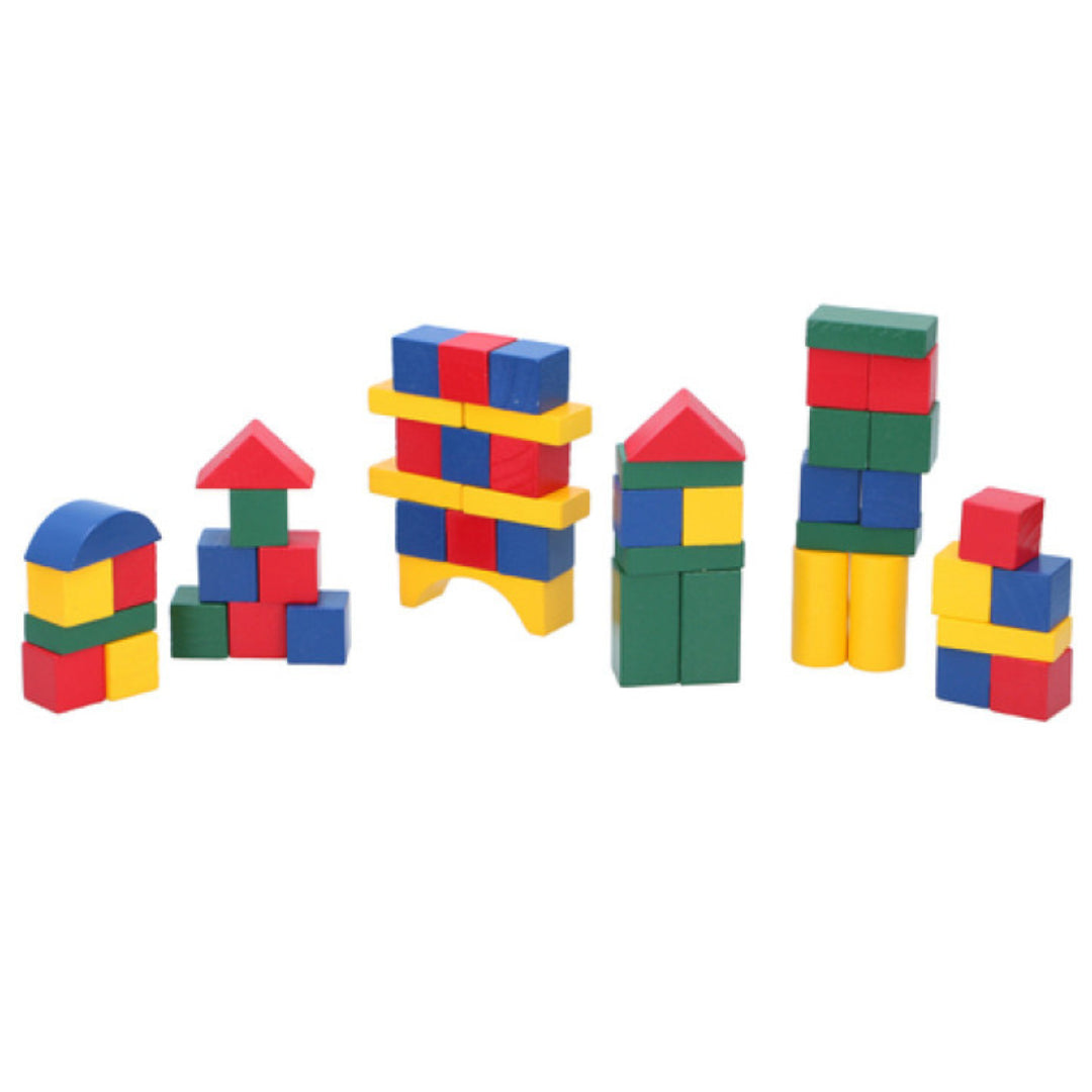 Дървени Блокчета Marionette 27000, 50 Броя - Занимателни Играчки - Marionette - BebeMama