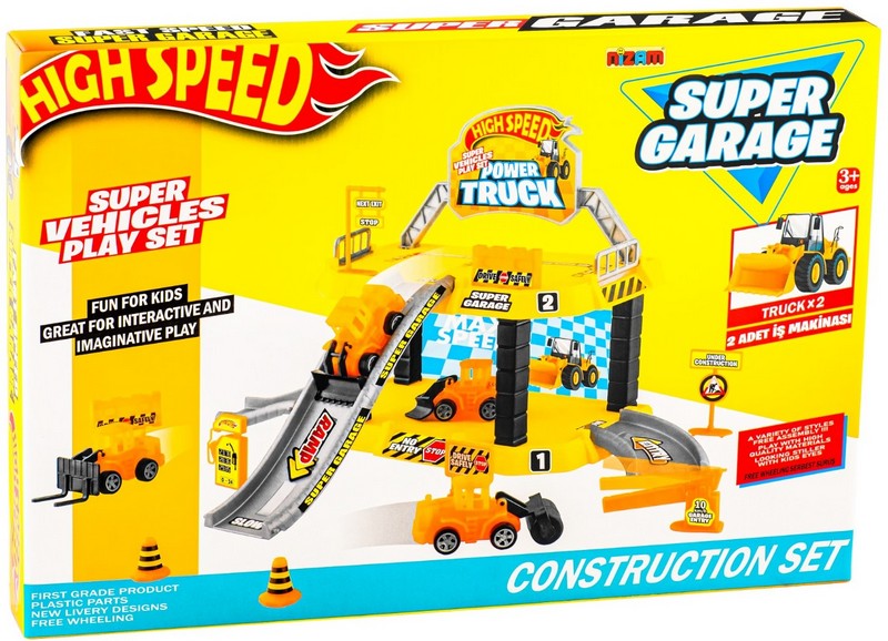 Строителна Площадка 2 Етажа С Машини 42Х29Х5 - Играчки - Thesmileofyourbaby - BebeMama