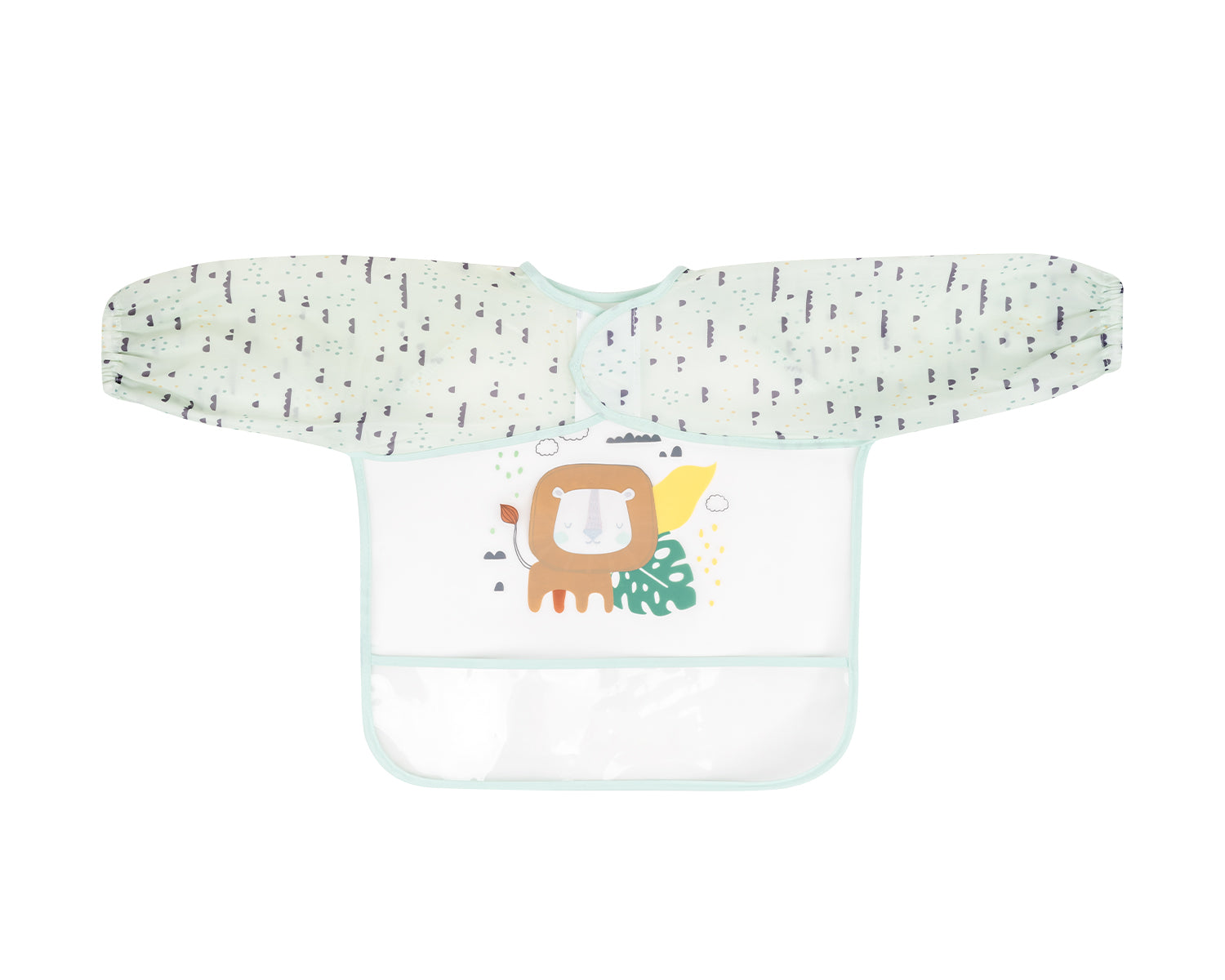 Непромокаем Лигавник С Ръкави И Джоб Savanna Mint --- BebeMama