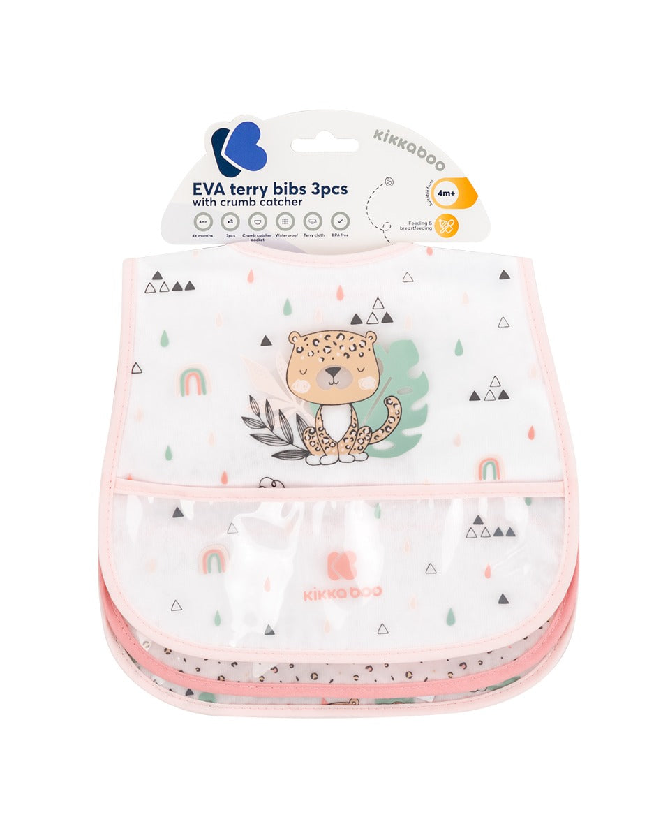 Непромокаем Хавлиен Лигавник С Джоб 3Бр. Savanna Pink --- BebeMama