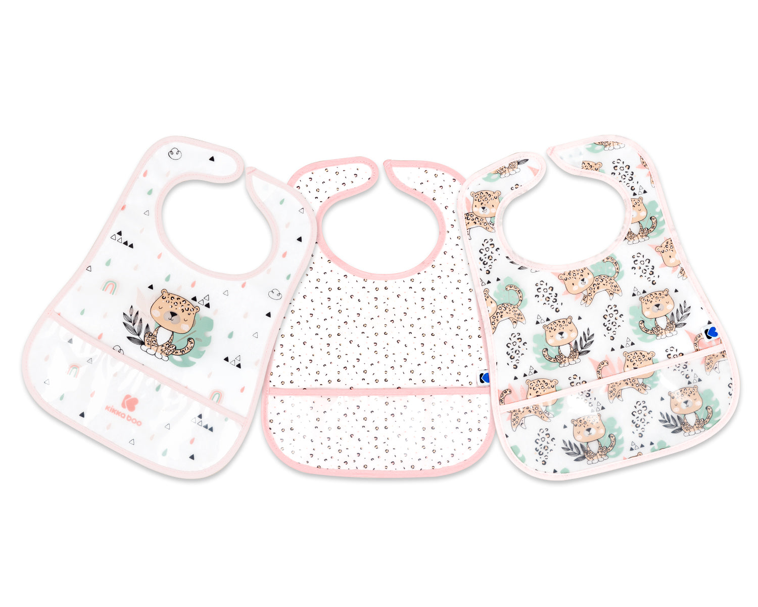 Непромокаем Хавлиен Лигавник С Джоб 3Бр. Savanna Pink --- BebeMama