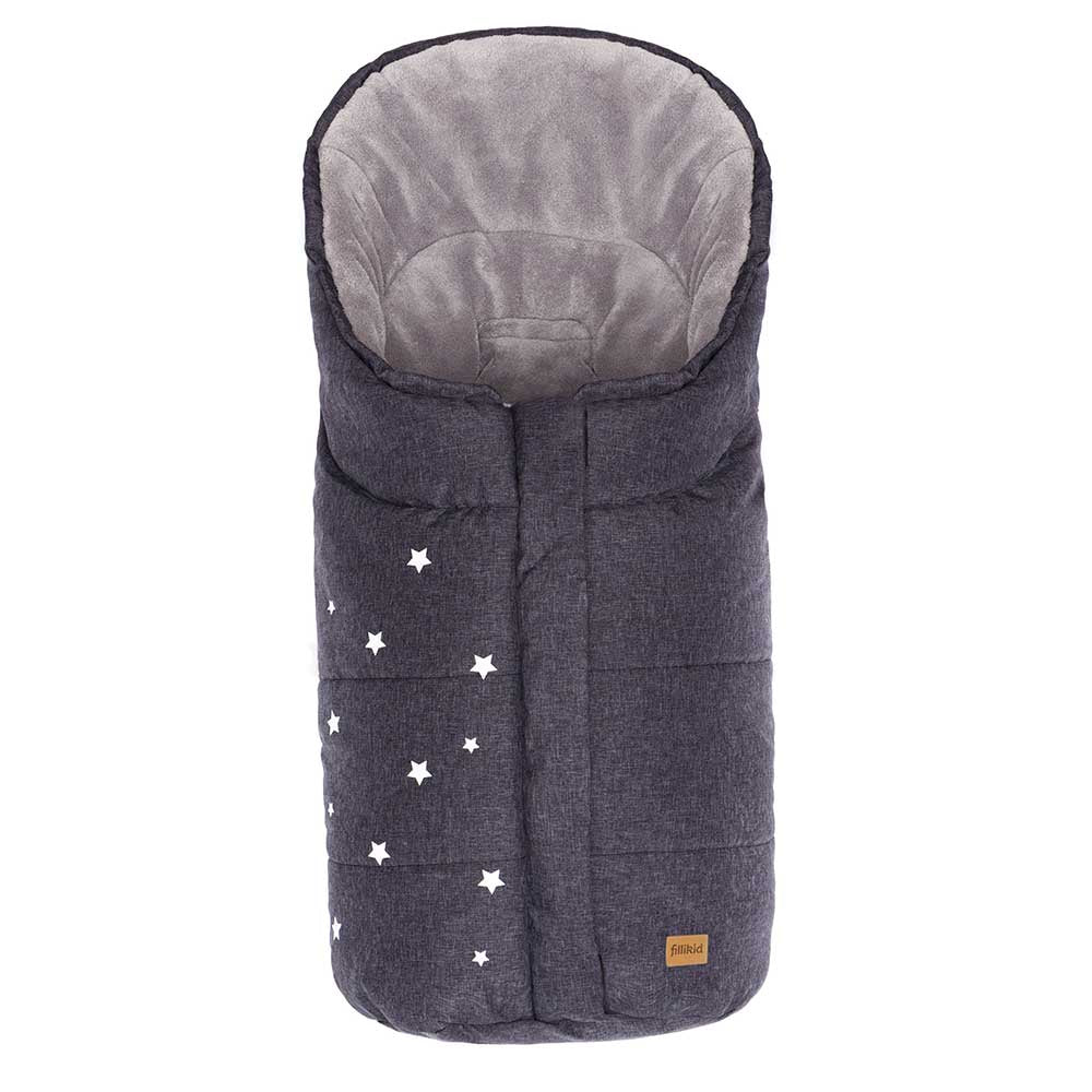 Зимно Чувалче За Столче За Кола Група 0 Fillikid Askja Small - Dark Grey Melange - Зимни Чували - Fillikid - BebeMama