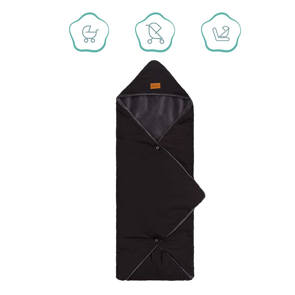 Зимно Чувалче И Пелена За Изписване Tanaga Fillikid - Черен --- BebeMama