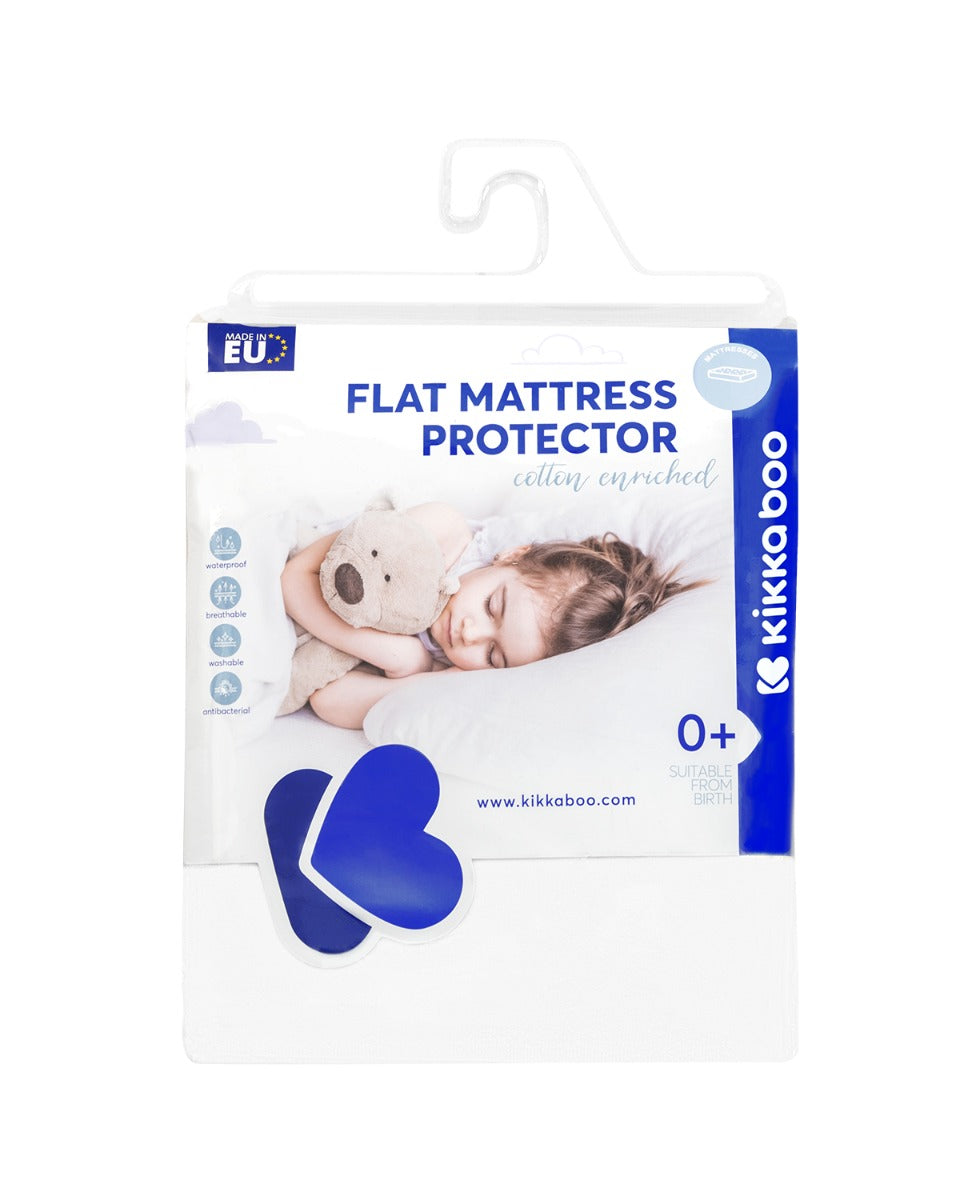 Протектор За Матрак С Ластик - Памук 90/200 См - Протектор За Матрак - Kikkaboo - BebeMama