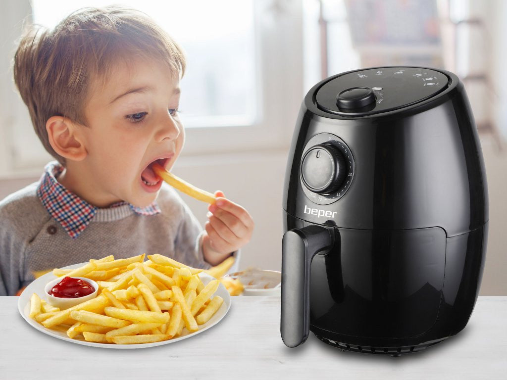 Фритюрник Beper Air Fryer 2 Л Черен --- BebeMama