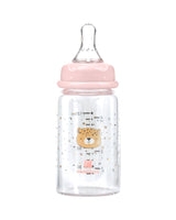 Шише Стъклено 120Мл Savanna Pink --- BebeMama