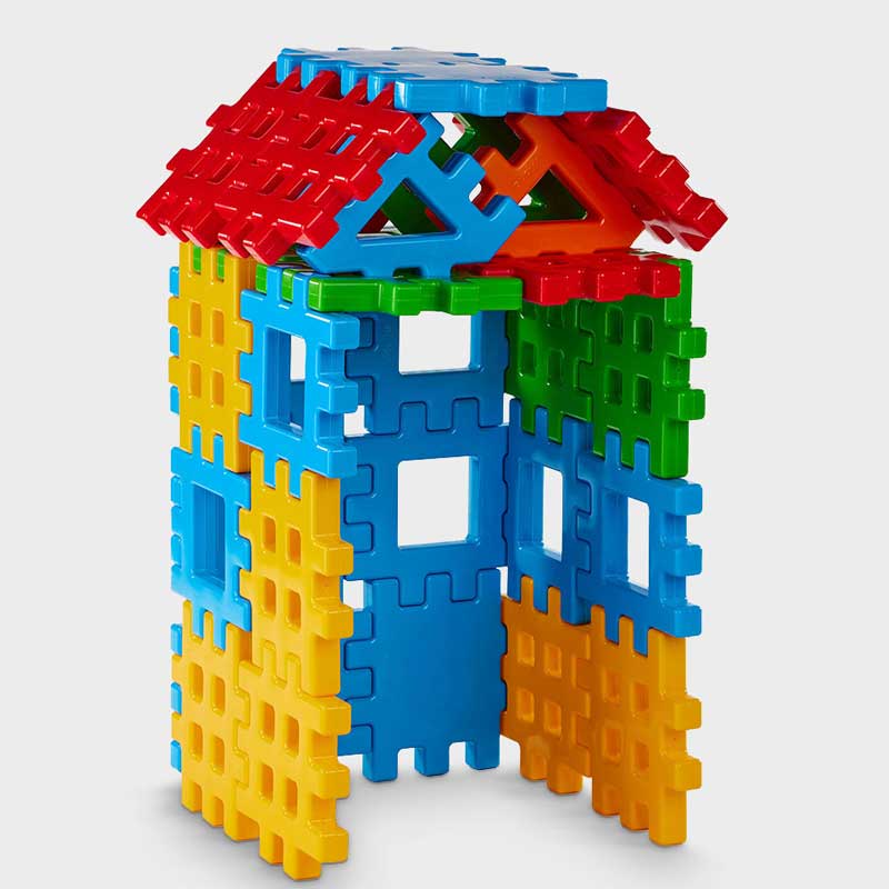 Голям Вафлен Конструктор &Quot;Maxi&Quot;, 32 Части --- BebeMama