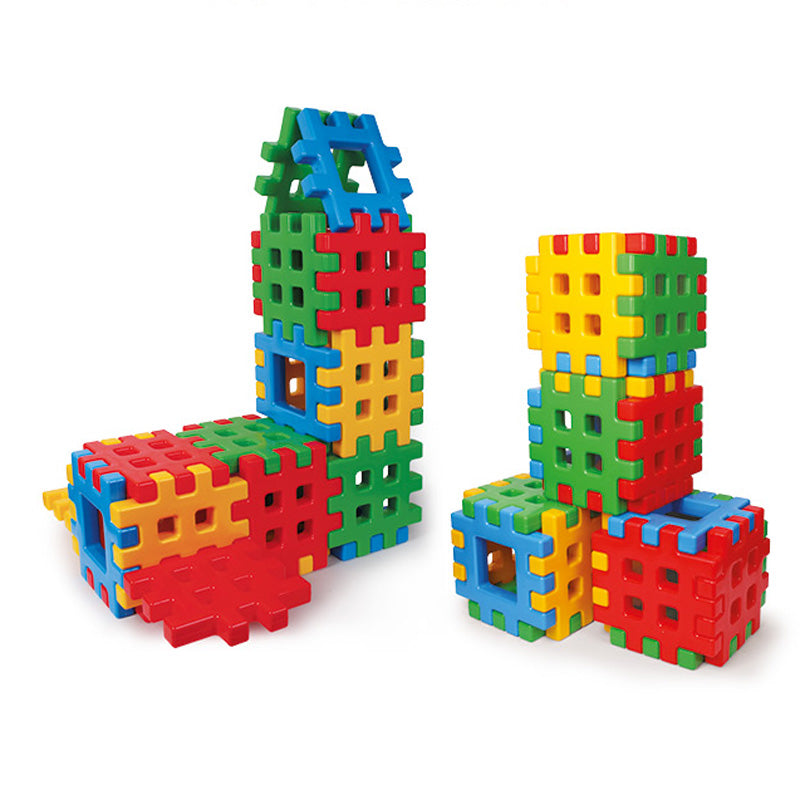 Голям Вафлен Конструктор От 24 Части - Строители, Мозайки И Конструктори - Marioinex - BebeMama