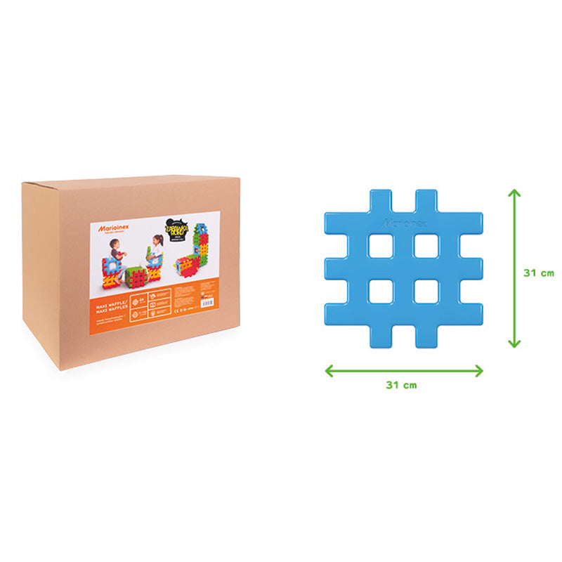 Голям Вафлен Конструктор От 24 Части --- BebeMama