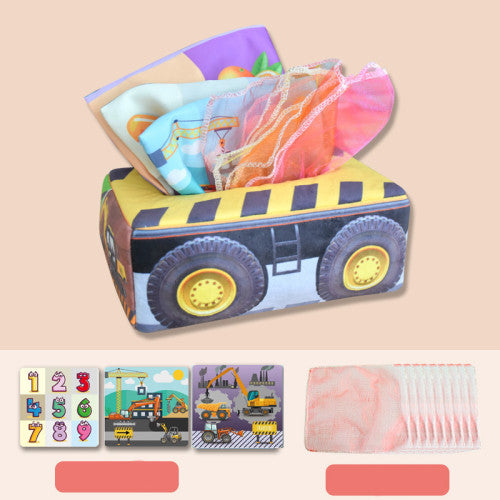 Мека Бебешка Шумоляща Играчка - Кърпички За Издърпване - Околен Свят - Играчки - Smartbaby - BebeMama