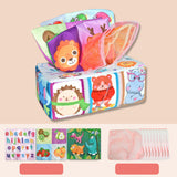 Мека Бебешка Шумоляща Играчка - Кърпички За Издърпване - Животни - Играчки За Бебета - Smartbaby - BebeMama