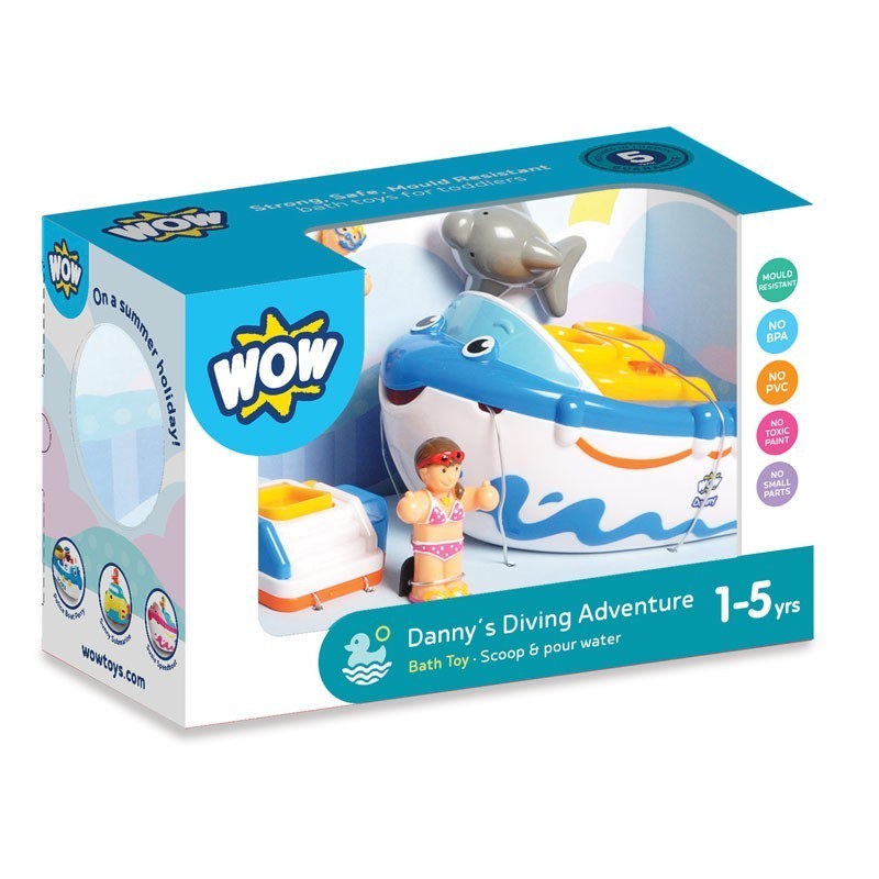 Играчка За Къпане - Лодка За Гмуркане Дани --- BebeMama