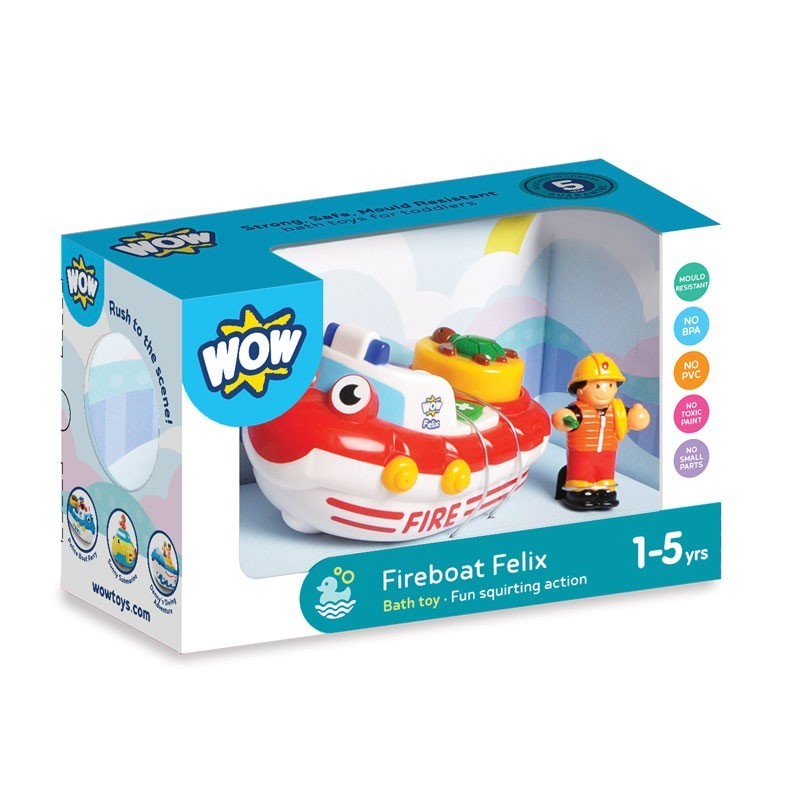 Играчка За Къпане - Пожарен Катер Феликс --- BebeMama
