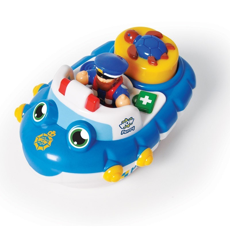 Играчка За Къпане - Полицейската Лодка На Пери - Играчки За Баня - Wow - BebeMama