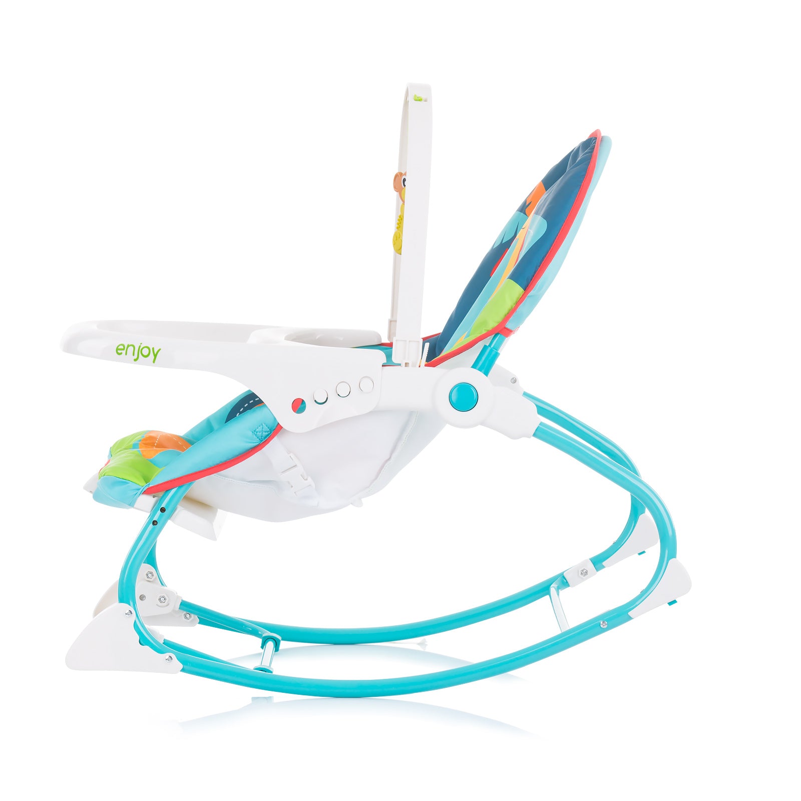 Музикален Шезлонг "Енджой"Син --- BebeMama