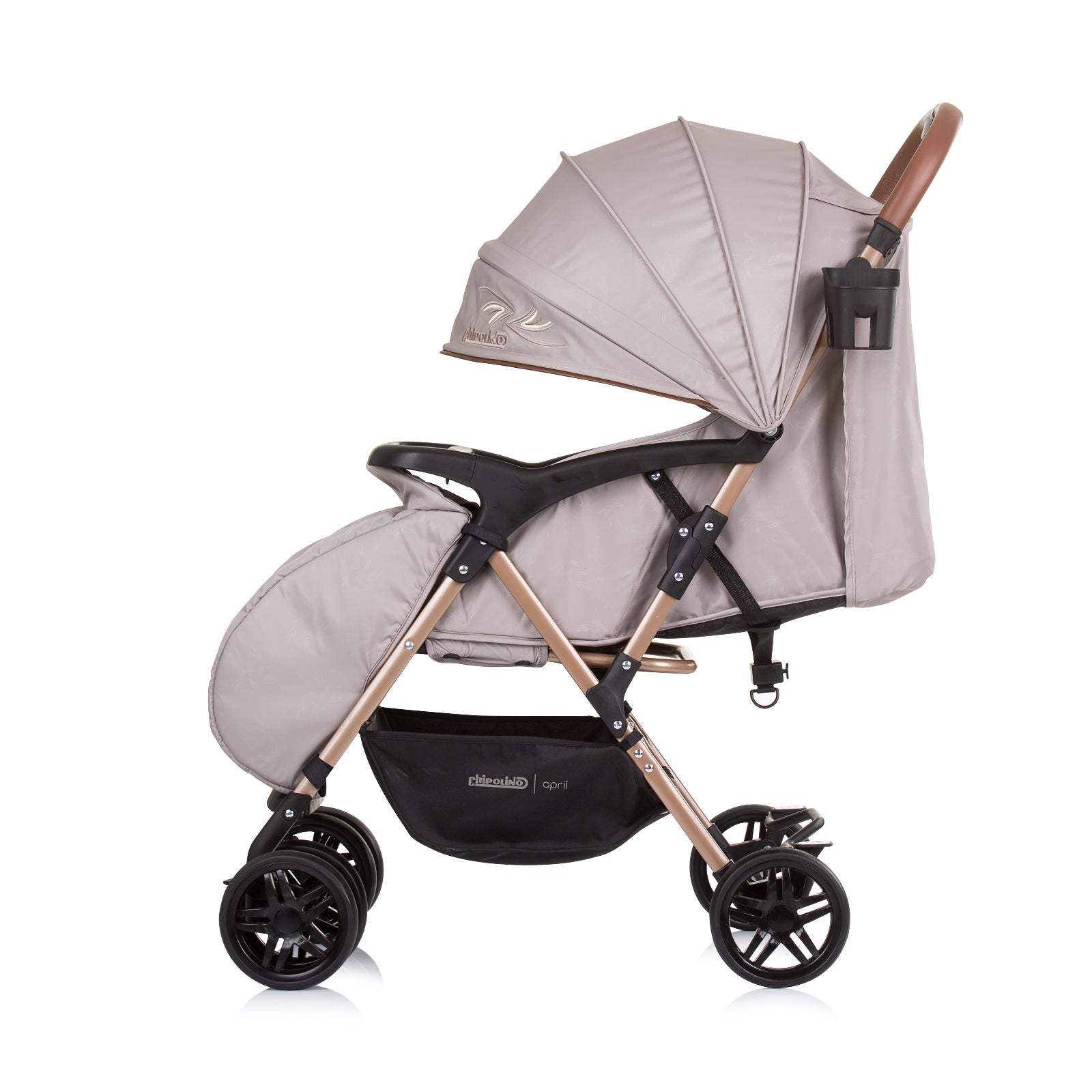 Детска Количка 0+ "Ейприл" Макадамия --- BebeMama