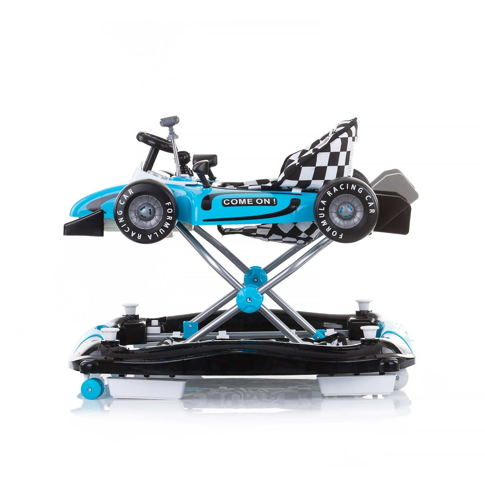 Детска Проходилка 4В1 "Рейсър" Синя --- BebeMama