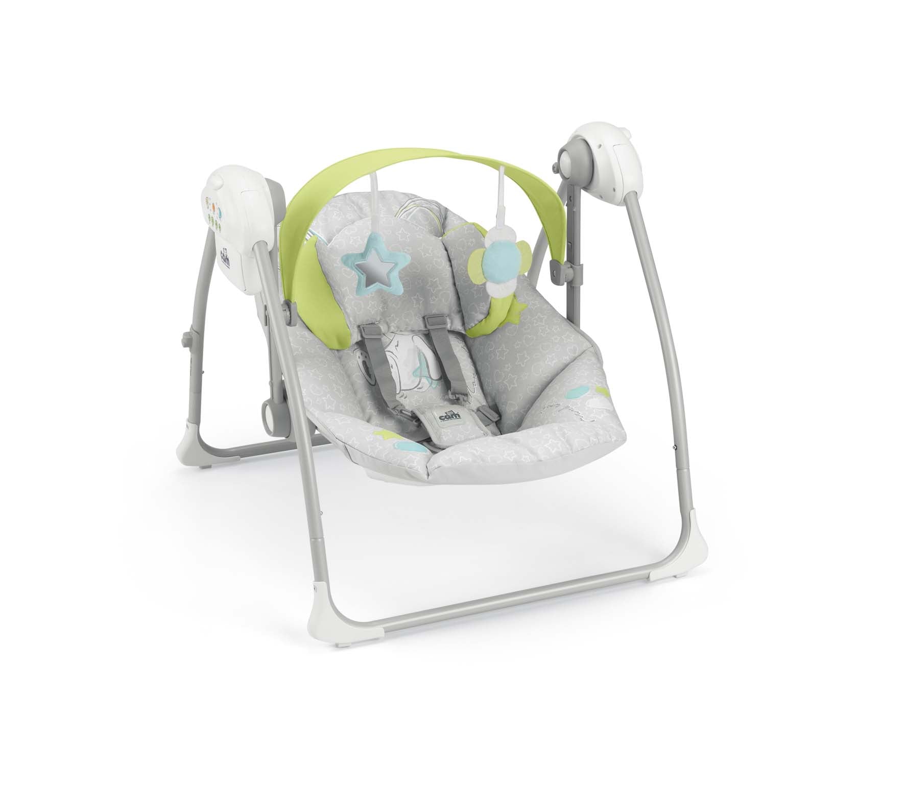 Ел.Люлка "Sonnolento"226 Зайче/Звездички - Шезлонги И Люлки - Cam - BebeMama