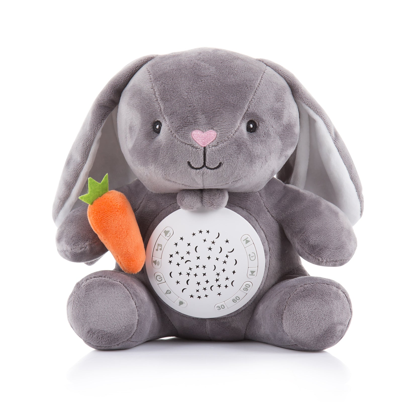 Плюш. Играчка С Проектор/Музика"Зайче" - Успокояващи Играчки - Chipolino - BebeMama