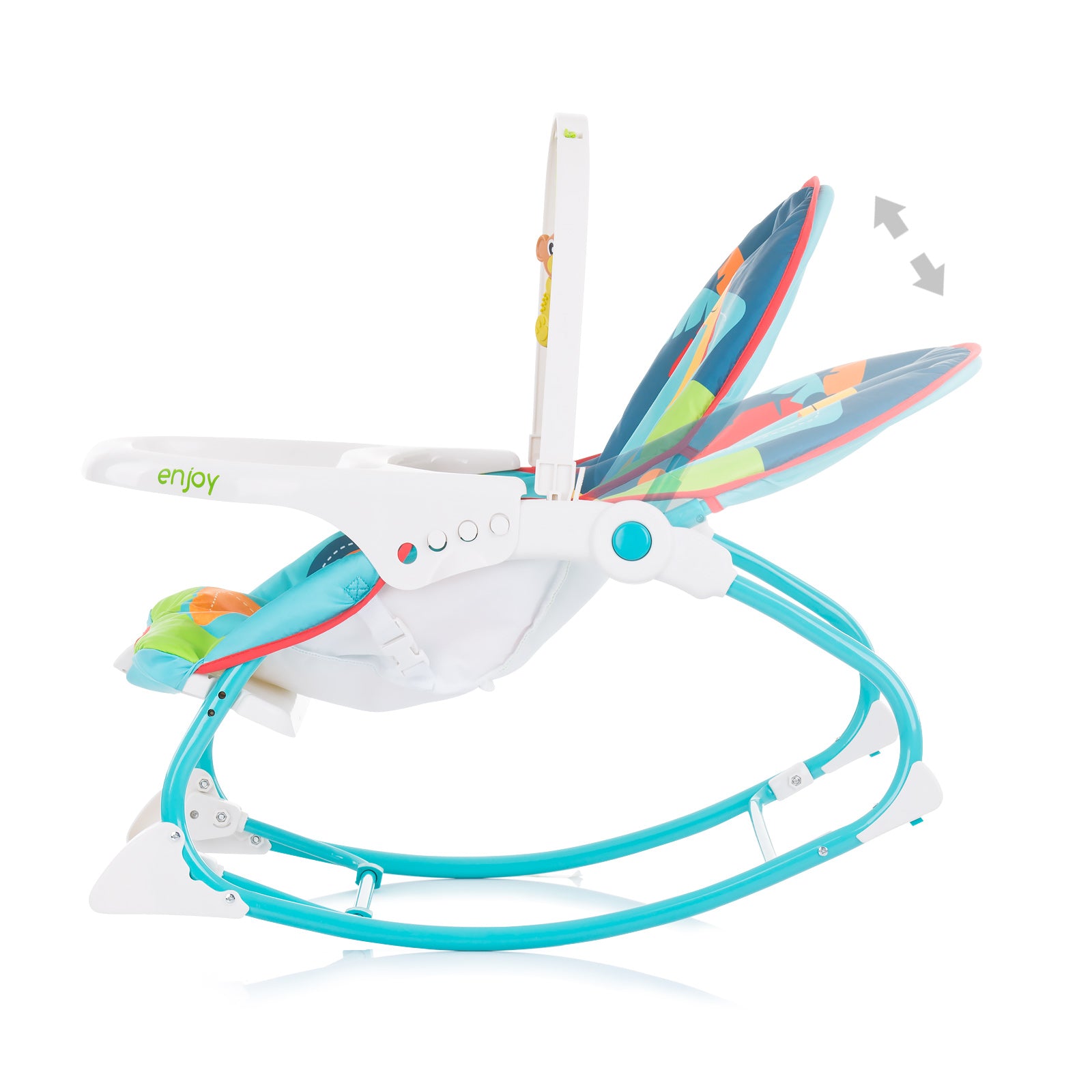 Музикален Шезлонг "Енджой"Син --- BebeMama