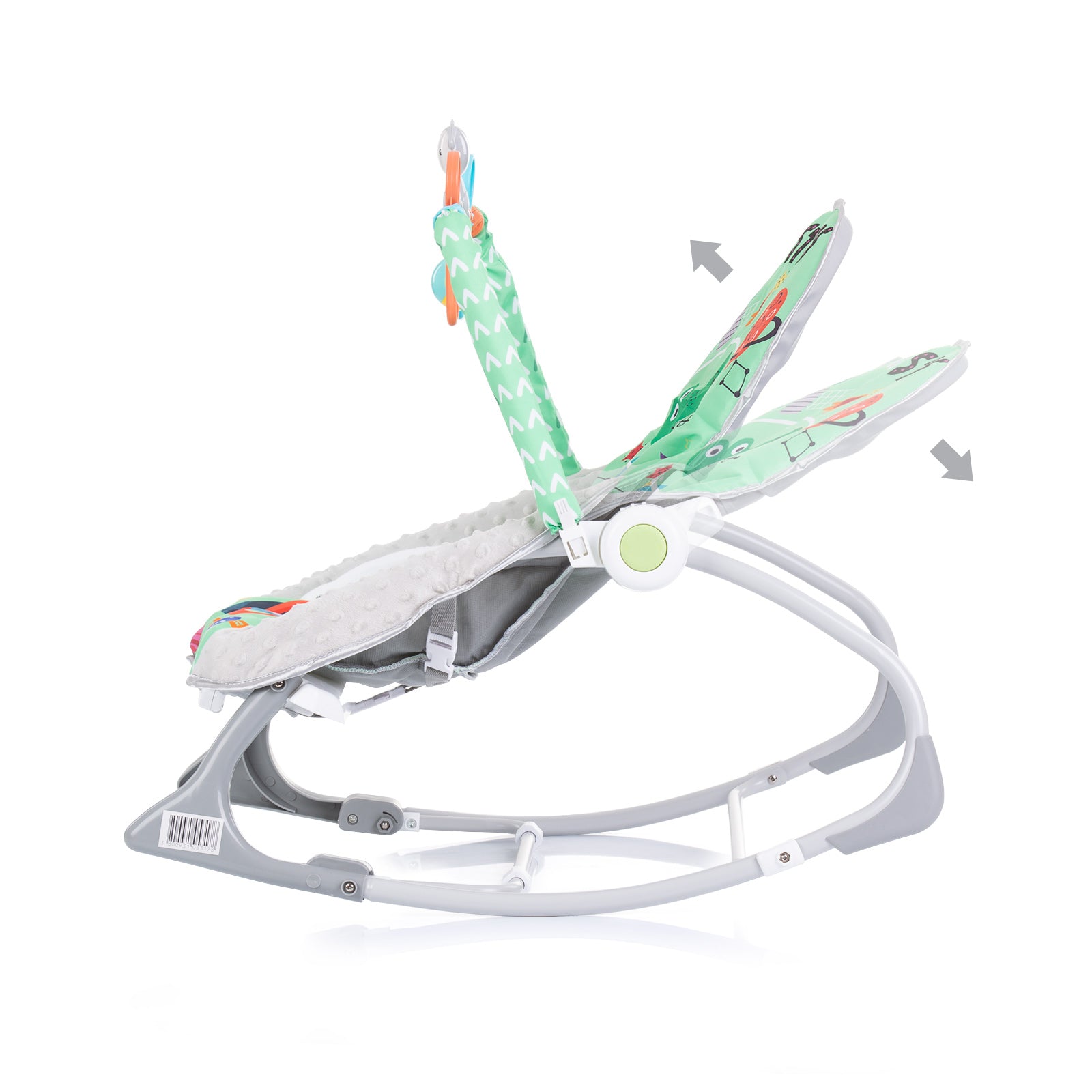 Музикален Шезлонг "Baby Spa"Зелен --- BebeMama