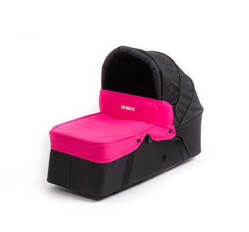 Десен Твърд Кош За "Easy Twin" Розов - Кошове За Новородено - Baby Monsters - BebeMama