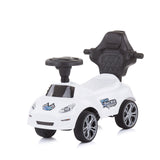 Кола За Яздене С Дръжка Турбо Бяла --- BebeMama