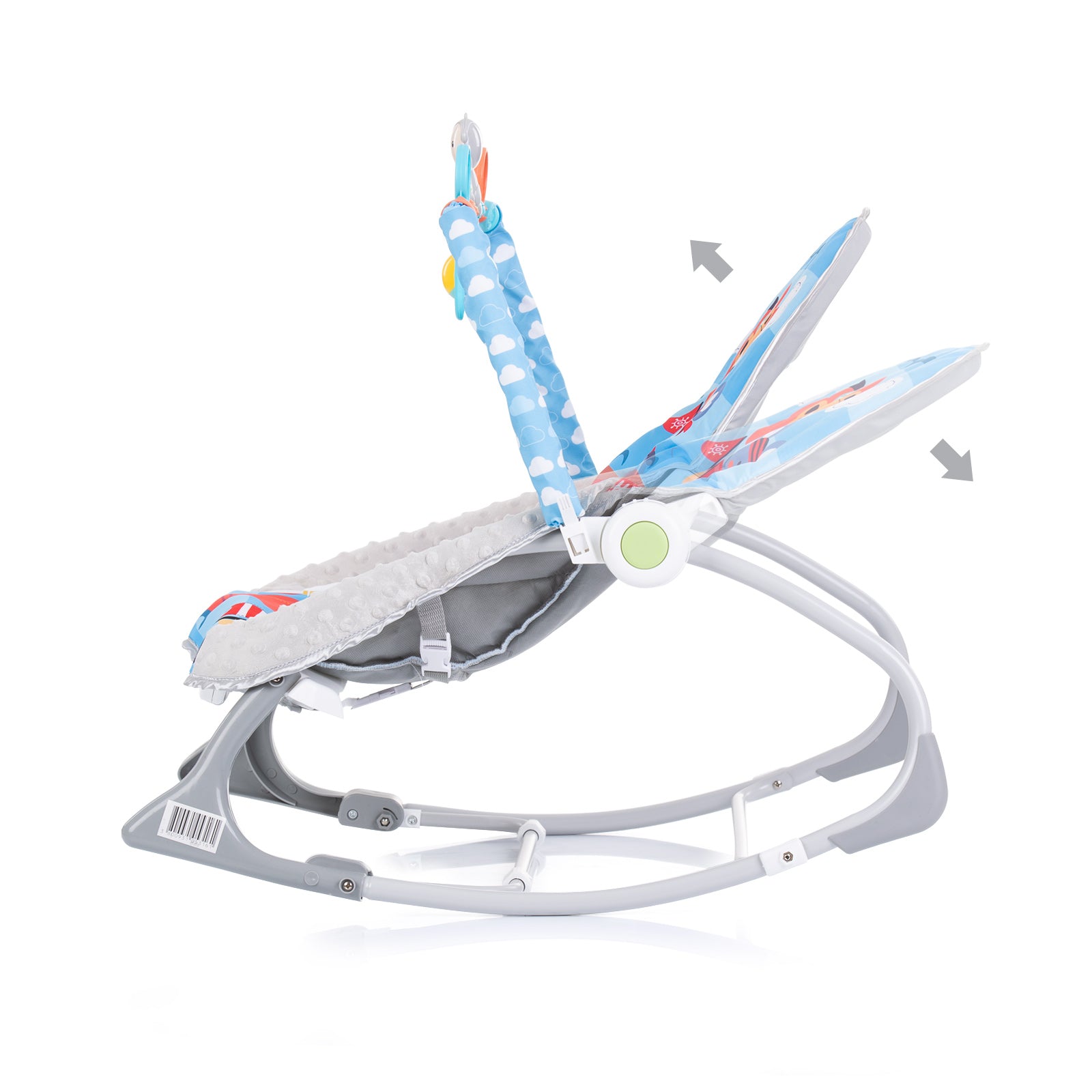 Музикален Шезлонг "Baby Spa"Син --- BebeMama