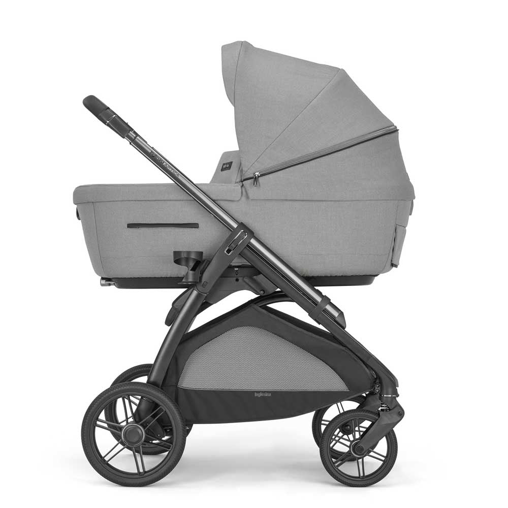 Бебешка Количка Inglesina System Duo Aptica - Satin Grey/Lithium --- BebeMama