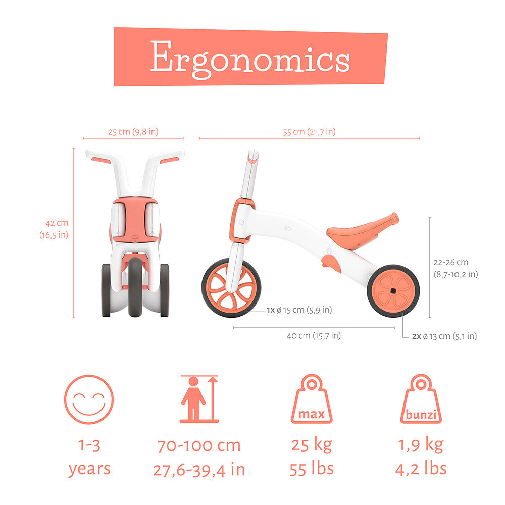 Колело За Балансиране Chillafish Bunzi Mate 2В1, Flamingo --- BebeMama