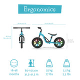 Колело За Балансиране Chillafish Charlie Glow Синьо --- BebeMama