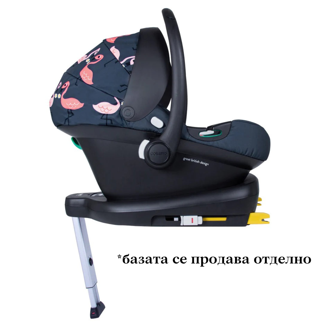 Количка Cosatto Giggle Trail 3В1 + Чанта И Чувалче Pretty Flamingo --- BebeMama
