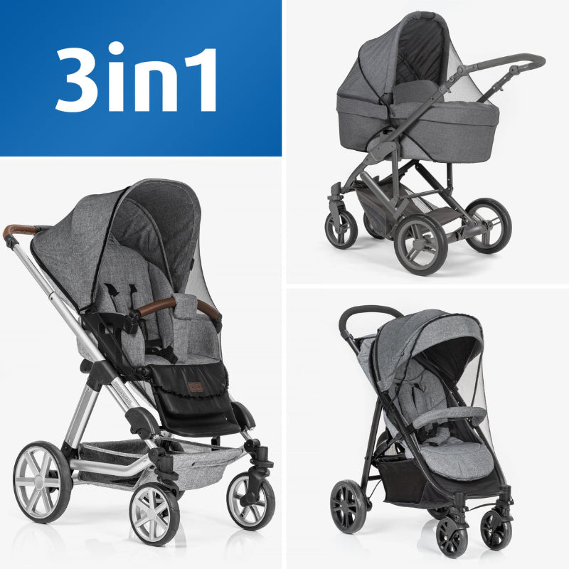 Комарник За Количка Reer Bitesafe, Бял --- BebeMama