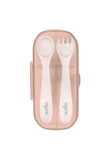 Комплект Вилица И Лъжица В Кутия Nuvita 8477, English Rose --- BebeMama