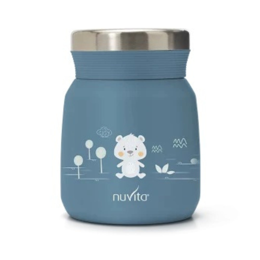 Контейнер За Храна 4471 Nuvita 300Мл Powder Син - Контейнери За Храна - Nuvita - BebeMama