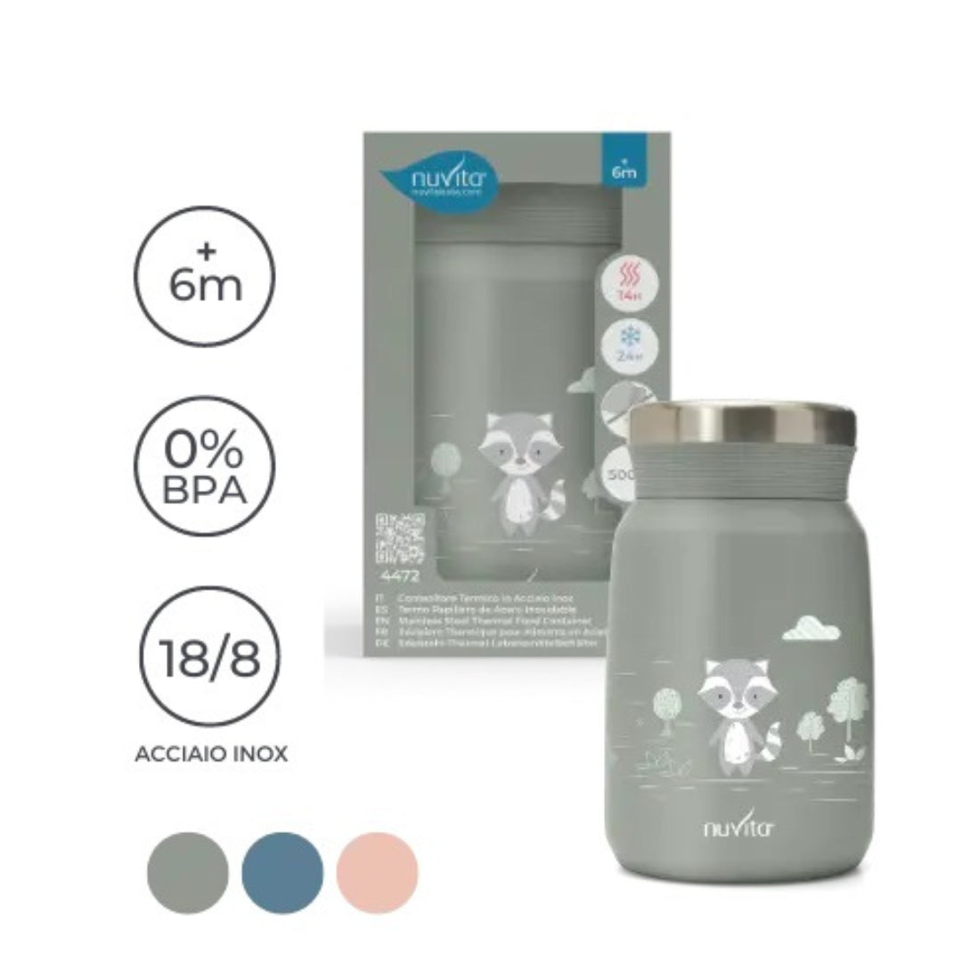 Контейнер За Храна 4472 Nuvita 500Мл Sage Зелен --- BebeMama