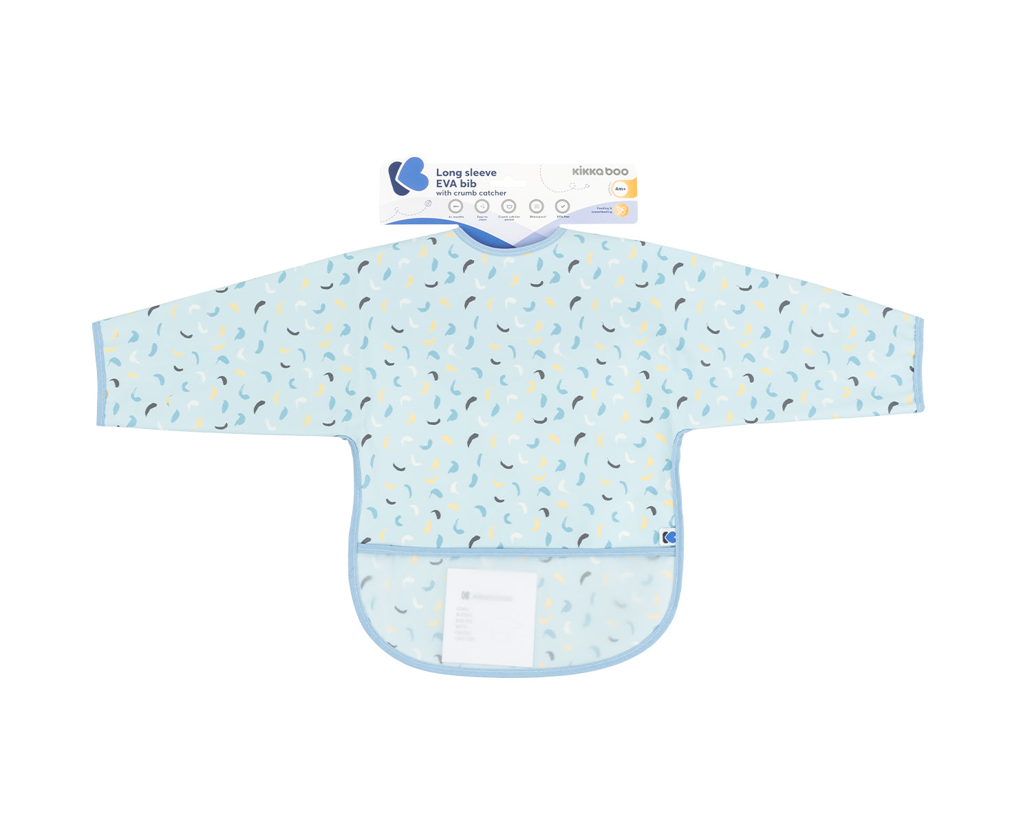 Непромокаем Лигавник С Ръкави И Джоб Arty Син Pattern --- BebeMama