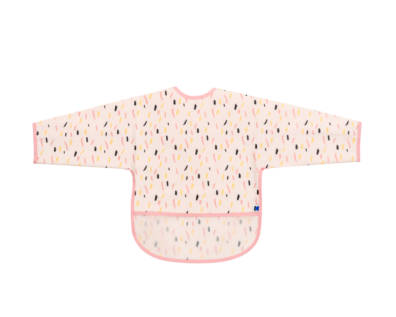 Непромокаем Лигавник С Ръкави И Джоб Arty Pink Pattern - Лигавници - Kikkaboo - BebeMama