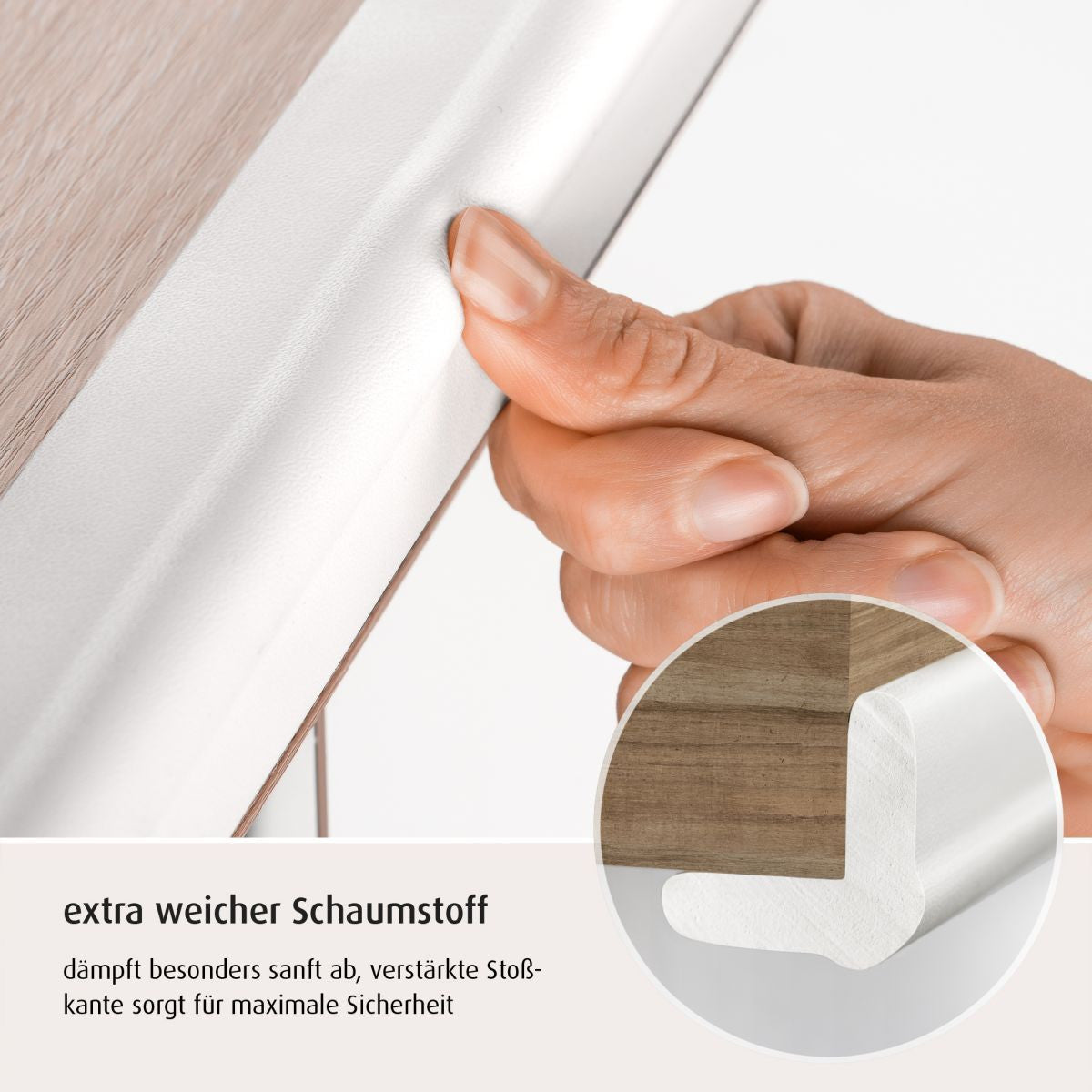 Мек Протектор-Лента За Ъгли Reer 82040 Бял --- BebeMama