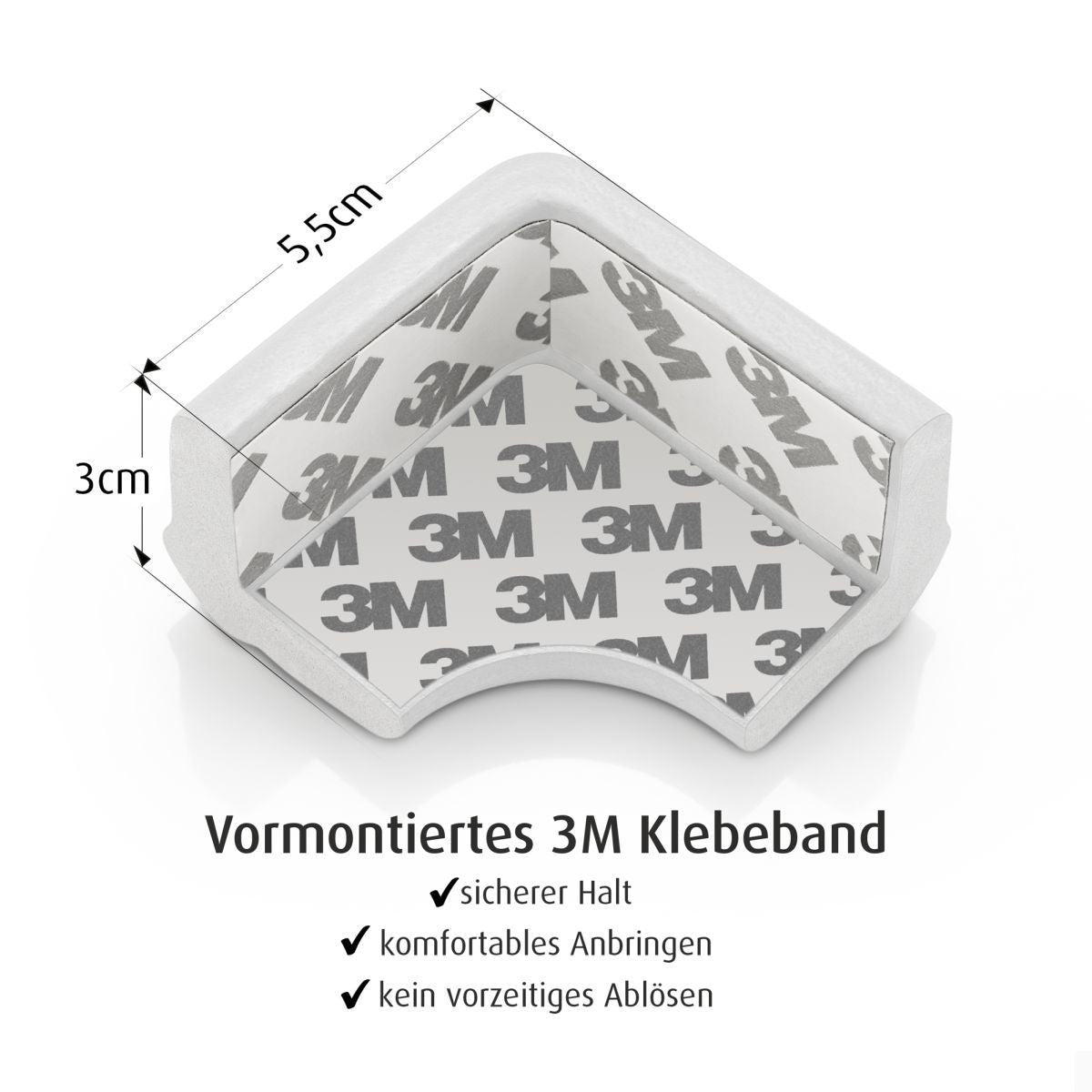 Меки Протектори За Ъгли Reer 82030 4 Броя Бели --- BebeMama