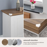 Меки Протектори За Ъгли Reer 82030 4 Броя Бели --- BebeMama